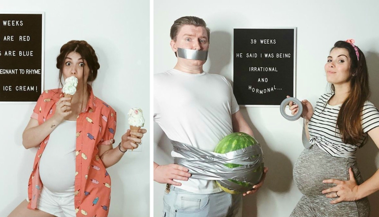 Creative Mom Reveals The Struggles of Being Pregnant