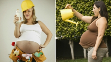 25 Strange and Unrealistic Photos of Pregnant Women