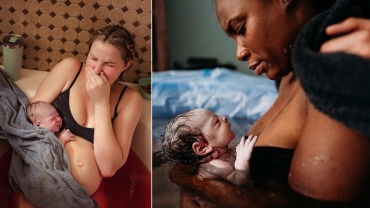 30 Powerful Birth Photos Of Moms Holding Their Babies For The First Time