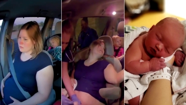 Mom Gives Birth to Her Baby in the Car On the Way to the Hospital