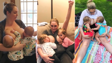 Mom's Tandem Breastfeeding Photos Are Inspiring Thousands