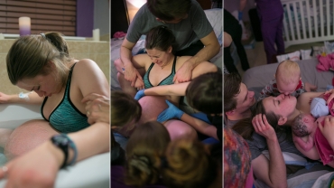 Photographer Captures Emotional Moment a Young Mum Welcoming Twins