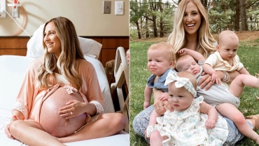 Quadruplets' Mom Shares Incredible Before-and-after Pregnancy Photos