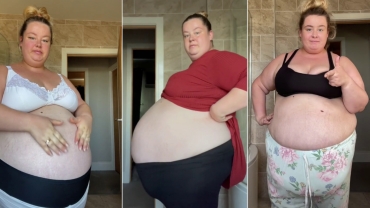 'Stretched to the max' Pregnant Woman Shared Huge Pregnancy Belly Photos