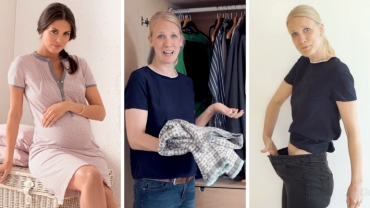 After Pregnancy - Capsule Wardrobe: During Weight Gain & Weight Loss