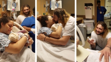 Emotional Proposal Moment After Giving Birth