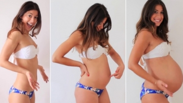Epic Pregnancy Transformation from 10 to 40 Weeks