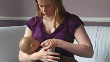 Lift Up Breastfeeding Technique