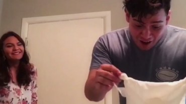 Man Has Cutest Reaction to His Wife's Pregnancy Announcement