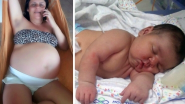 Mom Gives Birth to Baby Weighing 12lb 6oz to Break Hospital Record