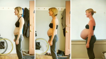 Pregnancy Time-Lapse (41.5 Weeks in 200 Photos)