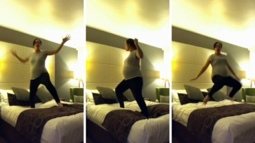 Pregnant Mom Has Dance of Freedom