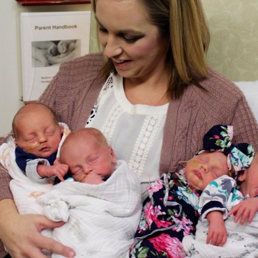 First Set of Quadruplets Born in Nebraska: Mom Spends 52 Days in Hospital Before Delivery