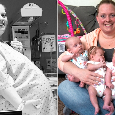 Mom Who Was a Triplet Gives Birth to Quadruplets After Waiting for Ten Years to Have a Child
