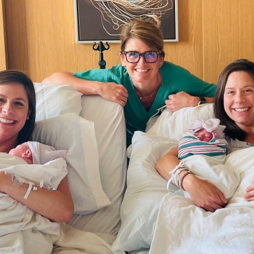 Twin Sisters Deliver Babies 35 Minutes Apart