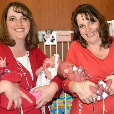 Twin Sisters Give Birth to Second Sets of Twins