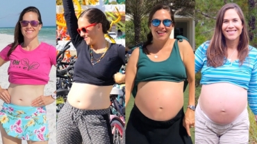 Dancing Through Pregnancy Time Lapse