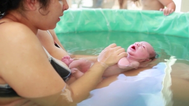 Home Water Birth and Surprise Gender