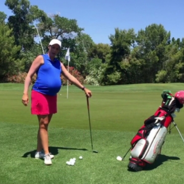 Golf During Pregnancy: Chipping, Learning the Base Shot