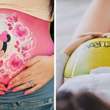 How to Paint Your Pregnant Belly (6 Steps)