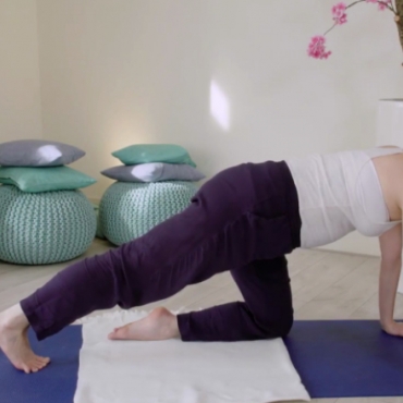 Prenatal Pilates: Calf Stretching on all Four