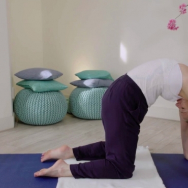 Prenatal Pilates: Cat Cow Stretch
