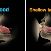 How a Baby Latches on a Mother's Nipple During Breastfeeding